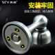 Fearless punching and thickening 304 stainless steel door suction and floor suction household glass door collision and anti-collision door stopper and suction door
