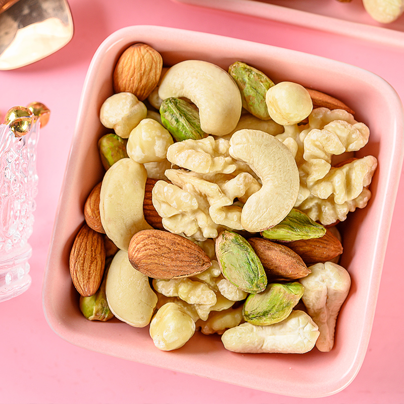 每日坚果500g罐装原味混合无添加糖孕妇儿童专用干果组合小包零食,淘宝优惠券,粉丝福利购,淘宝优惠卷