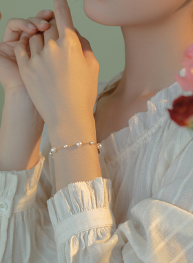 错落满天星施家珍珠手链