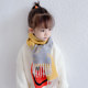 Children's imitation cashmere scarf Mupecki