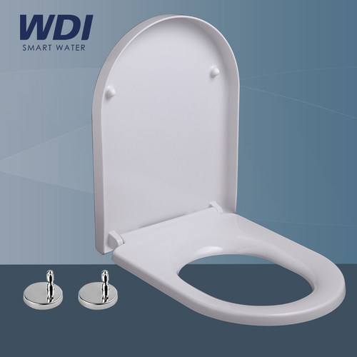 WDI威迪亚U7080S马桶盖进口脲醛树脂U型马桶盖加长48cm加重厚耐用 - 图0