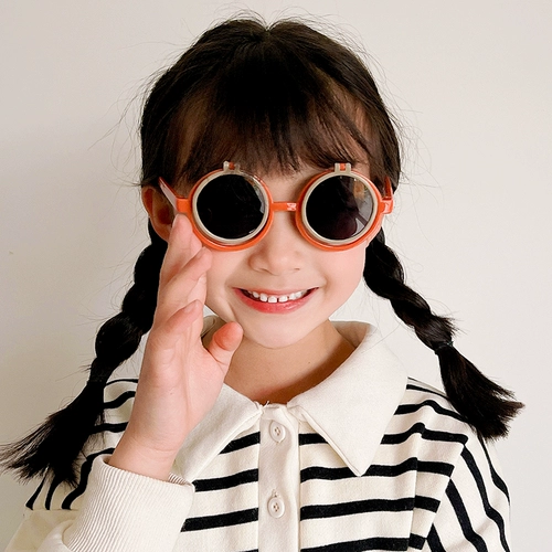 Детские модные милые солнцезащитные очки на солнечной энергии, универсальный солнцезащитный крем для мальчиков, УФ-защита, защита глаз