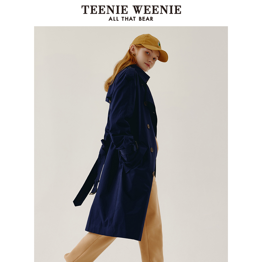 teenieweenie小熊女学院风气质风衣 teenieweenieoutlets店风衣