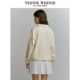 TeenieWeenie Bear Ole ລະດູຫນາວເຄິ່ງ zip pullover sweatshirt lazy top