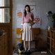 TeenieWeenie bear skirt ດູໃບໄມ້ລົ່ນ pleated skirt
