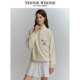 TeenieWeenie Bear Ole ລະດູຫນາວເຄິ່ງ zip pullover sweatshirt lazy top