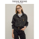 TeenieWeenie Bear Ole ລະດູຫນາວ Retro American Denim Shirt Jacket ຄົນອັບເດດ: ເສື້ອແຂນຍາວ