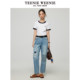 TeenieWeenie ຫມີ jeans ຂອງແມ່ຍິງພາກຮຽນ spring ແລະ summer ຄົນອັບເດດ: ອາເມລິກາການອອກແບບສ່ວນບຸກຄົນ Ripped Pants ຍາວ