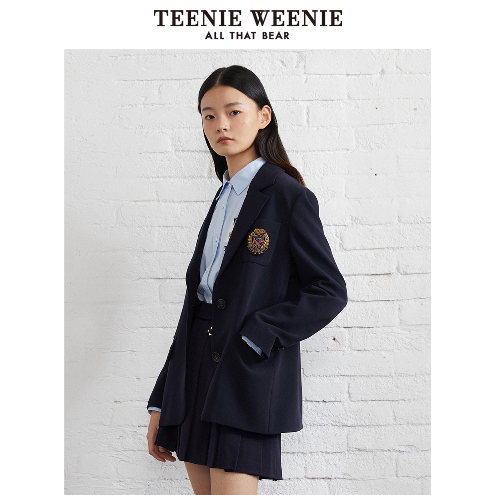 TeenieWeenie小熊奥莱西装外套小个子学院风气质女春