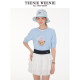 TeenieWeenie bear knitted T-shirt women's sweater summer trend new casual sweet cool round neck short sleeves