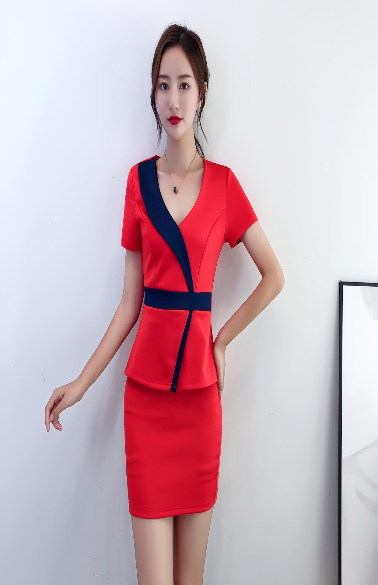 正品足疗技师工作服女性感足浴桑拿洗浴按摩工衣气质养生会所沐足