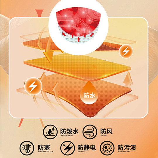 Thick fleece and warm down pants for men and women