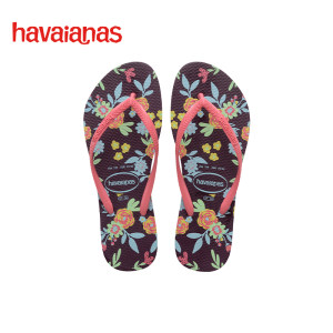 Havaianas哈唯纳Romance田园印花夹脚人字拖鞋可外穿夏季海边