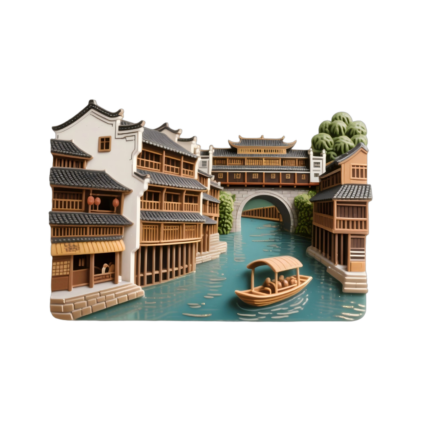 湖南凤凰古城冰箱贴湘西文创旅游景点建筑特色礼物纪念品伴手礼,淘宝优惠券,粉丝福利购,淘宝优惠卷