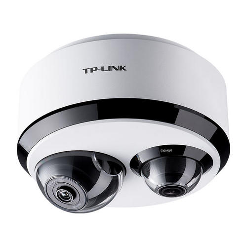 普联TP-LINK无线摄像头全景360度鱼眼双镜头wifi远程4G流量手机监控吸顶高清夜视家用店铺室内55T2智能摄影头 - 图0