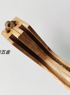 25厘米全实木口金木手柄磁扣口夹纯木手提无孔diy口金包配件夹子