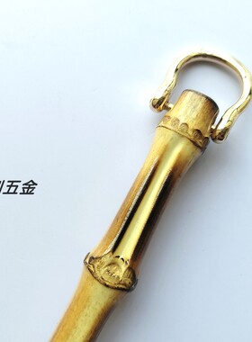 复古藤竹手柄竹圈D型竹提手藤编天然竹手挽拎环DIY编织包配件