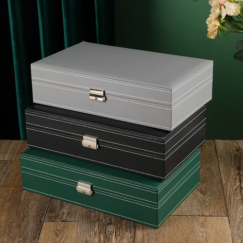 Ожерелье и браслет, кольцо, серьги, часы, высококлассная коробка для хранения, универсальный аксессуар, стенд