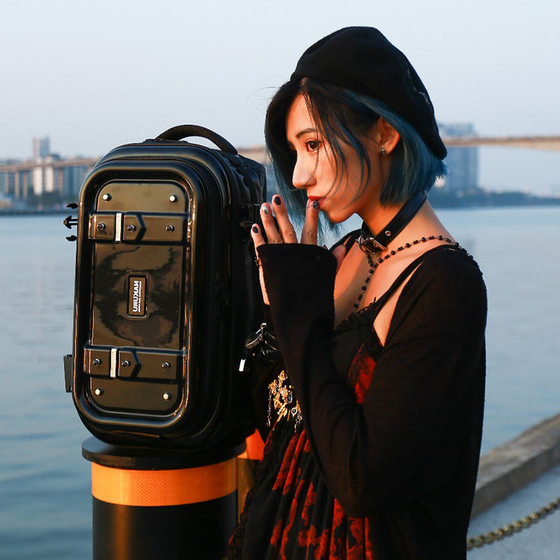 男潮大容量旅行手提袋可套女拉杆箱 NAKURU旅行袋