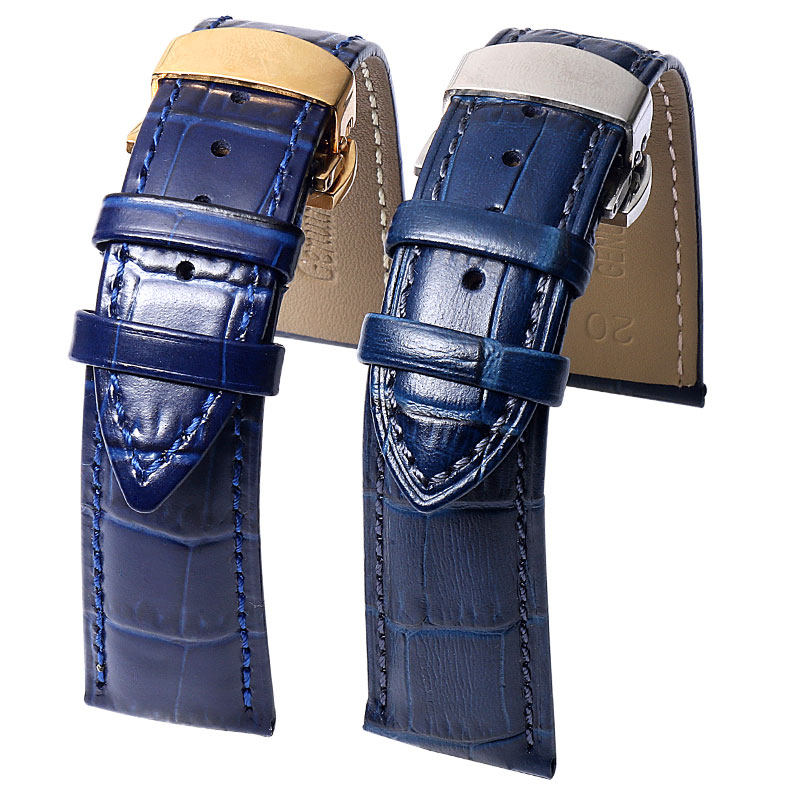 凡努真皮男西铁城万国罗西尼表带 凡努配件