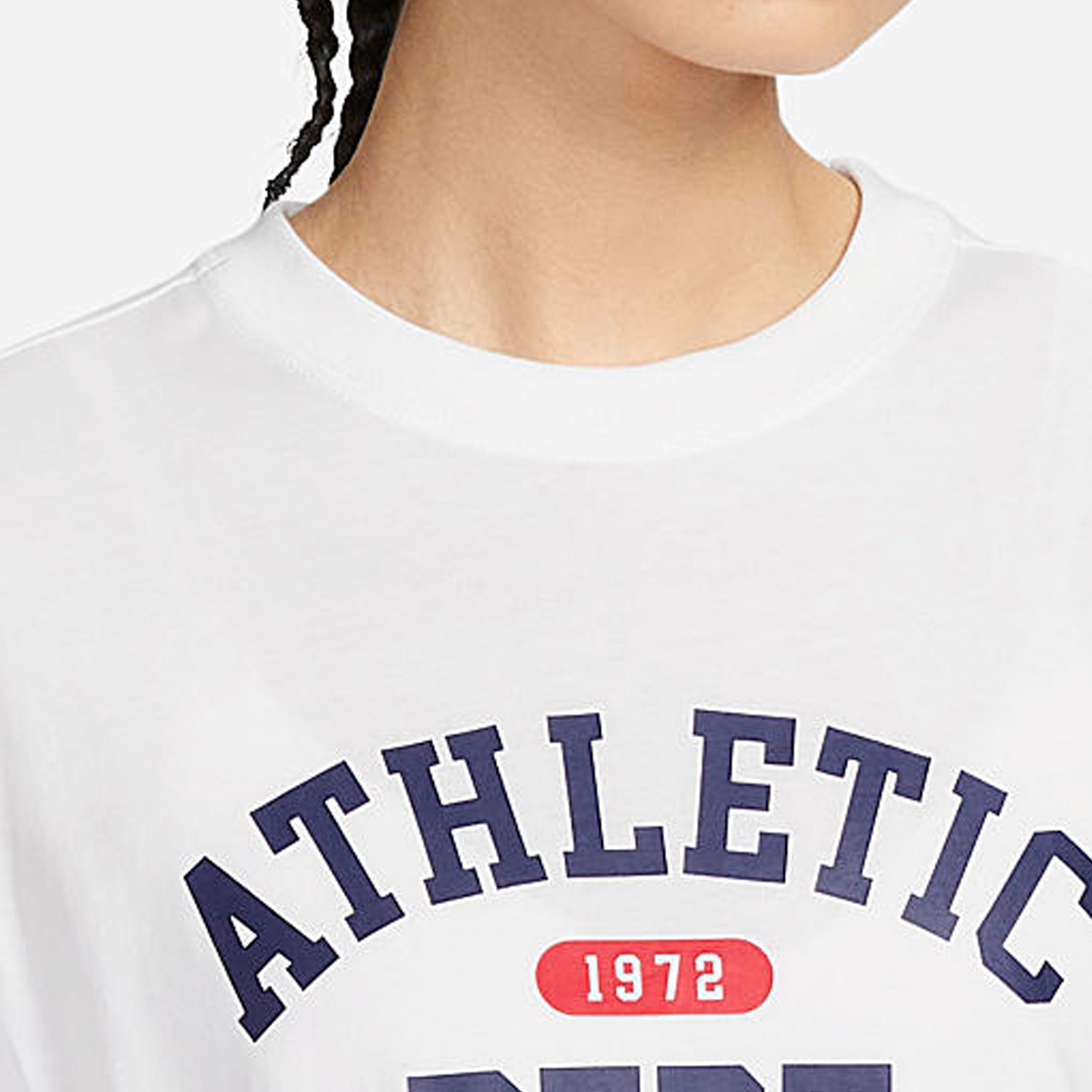 Nike/耐克正品夏季新款女子字母印花运动短袖FN3709-100 - 图0