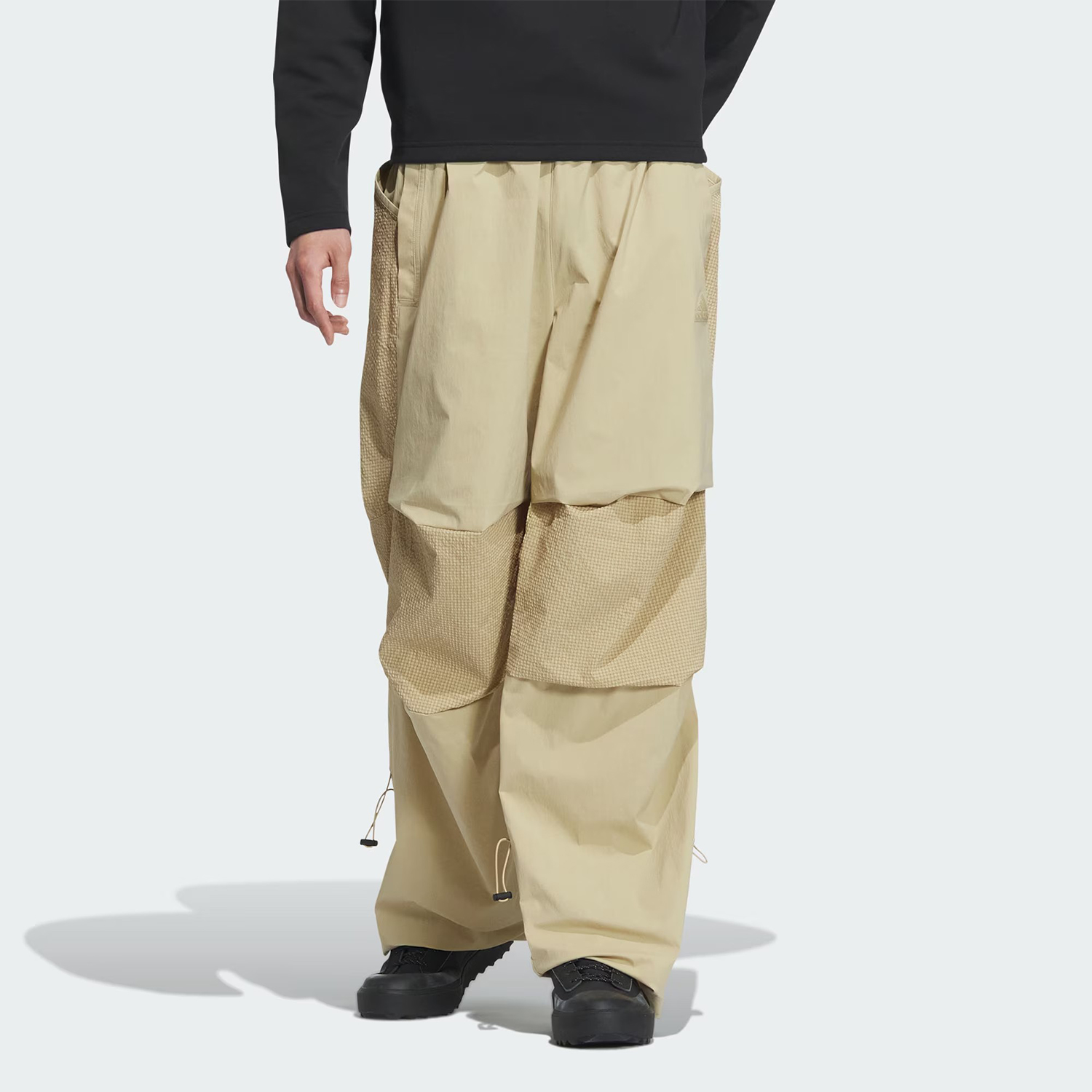 Adidas/阿迪达斯正品新款男士宽松工装风休闲运动长裤IY8016 - 图1