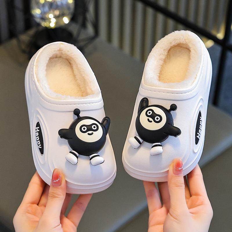秋冬季保暖童棉鞋外穿防滑室内居家加绒可爱卡通宝宝男女童棉拖鞋,淘宝优惠券,粉丝福利购,淘宝优惠卷