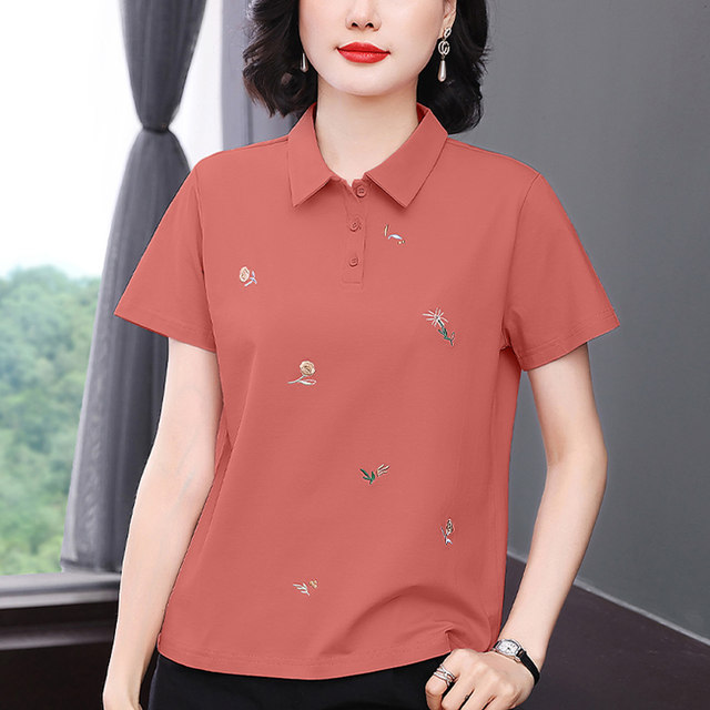 ເສື້ອຍືດແຂນສັ້ນ lapel ຄົນອັບເດດ: ຂອງແມ່ສໍາລັບແມ່ຍິງໄວກາງຄົນແລະຜູ້ສູງອາຍຸ