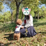 Милая тонкая рубашка, студенческая юбка в складку