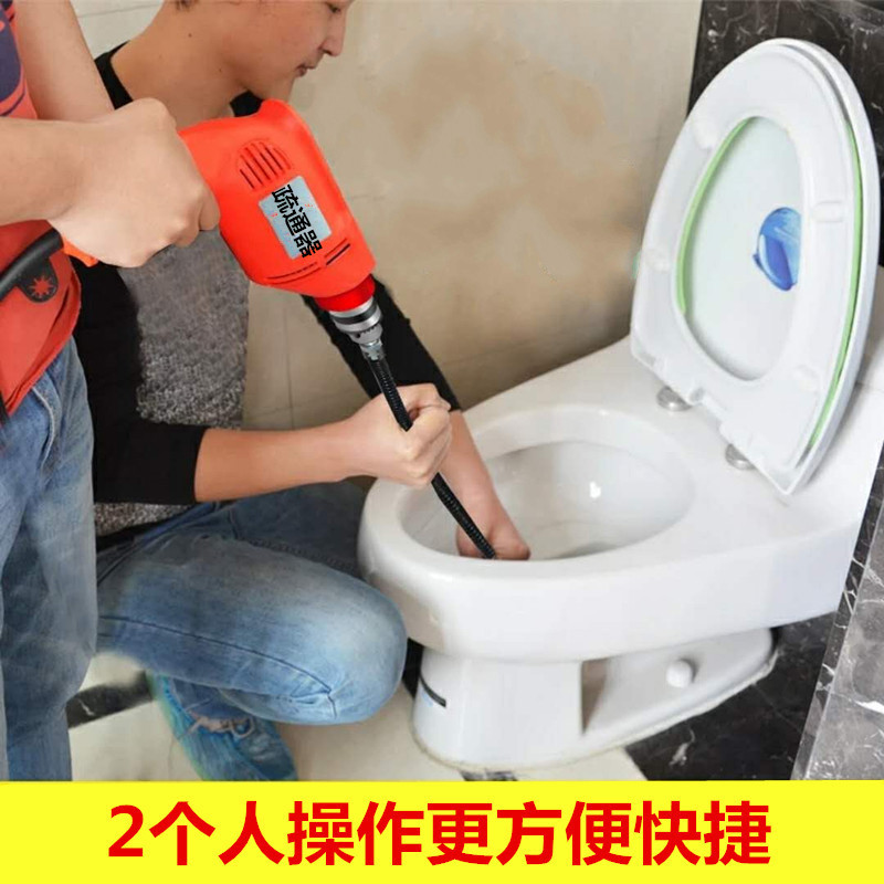 家用电钻疏通弹簧管道疏通机弹簧10MM通下水道工具厕所堵塞疏通器