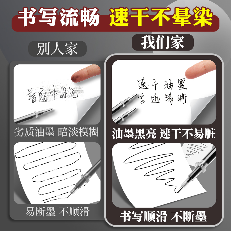 100 gel pens with 0.5 refill and 12 gel pens free