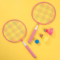 Childrens badminton rackets Double Beats Kids Toy Baby Light Amateur Rackets Junior 3-12 Elementary School Students Begs