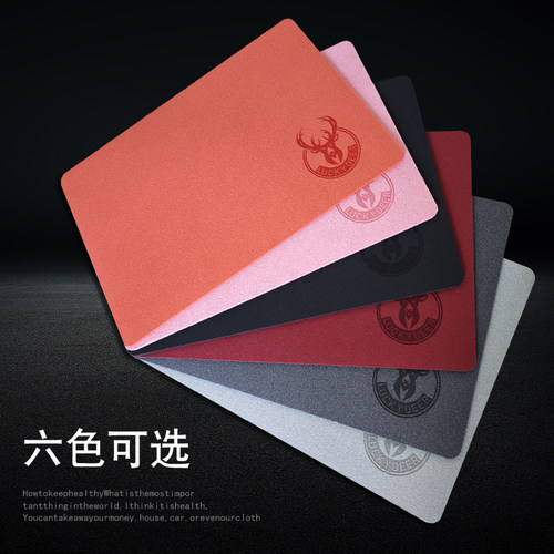 汽车仪表台置物防滑垫翻毛皮车内防划垫办公家居桌垫定制车标logo - 图2