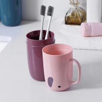 Toothbrushing Tooth Bucket Travel Portable Baby Tooth Bucket 3-6 Year Old Children Suit Toothbrushing Cartoon Super Cute Dorms