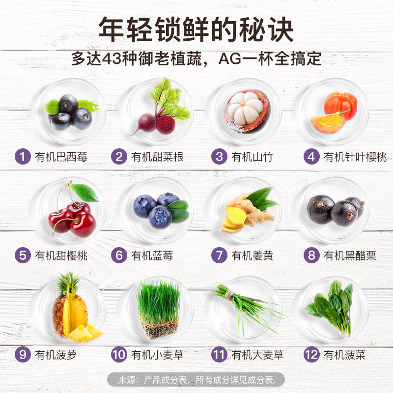 amazinggrass爱美草口服青汁蔬菜粉 AmazingGrass海外丽人海外膳补