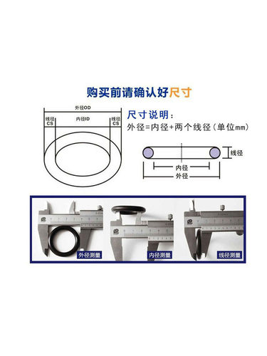 丁晴O型圈内径22.4/23.6/25/25.8/26.5/28/29/30/31.5/32.5*1.8mm - 图1