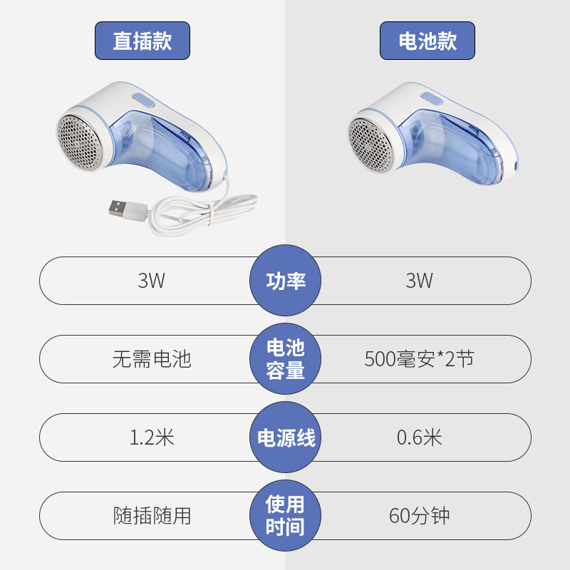毛衣服起球充电式家用衣物修剪器 志高蒙然毛球修剪器