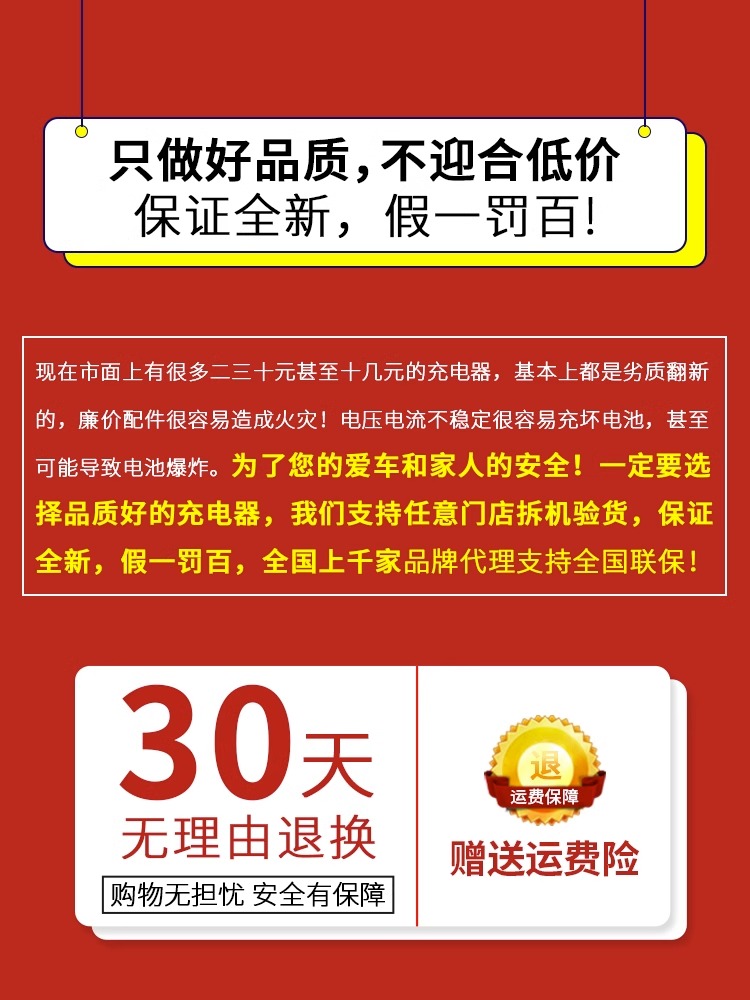 爱玛公插电动车电瓶充电器48V12AH60V20AH72V32新国标石墨烯通用 - 图1