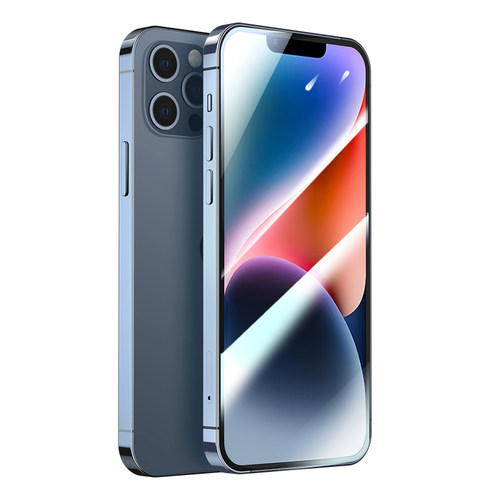 MOSBO适用苹果14钢化膜iPhone14手机13ProMax贴膜14plus防尘13新款高清14pro防指纹max全屏保护pm防摔Por钻石 - 图3