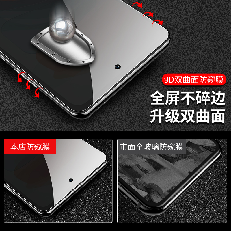 适用红米note11pro防窥膜note11钢化膜防窥redminote11T手机膜小米防偷窥noto全屏4g全包tpro+防摔5g贴膜por - 图3