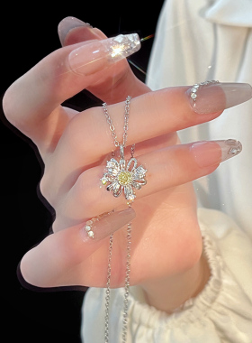 花朵项链女轻奢森系小清新