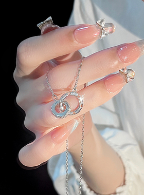 Jusongklein莫比乌斯锁骨链女