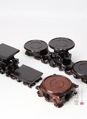 小摆件底座展示木架奇石实木底托