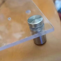 Glass fixing screw holes decoration fixed pieces mirror nails stainless steel decoration cover Decorative Nail Tiles Advertising Screws