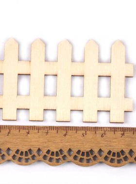 原木色花园木围栏装饰道具材料