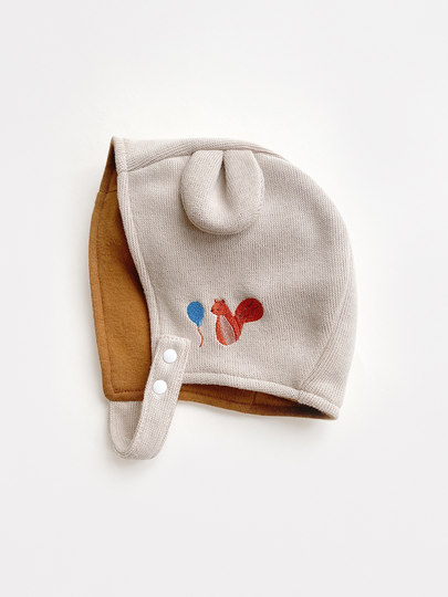 婴儿帽子秋冬款可爱超萌宝宝保暖护耳包头帽卡通耳朵囟门帽春防风