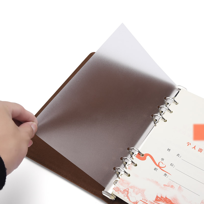 New high-end b5 detachable customized meeting minutes book