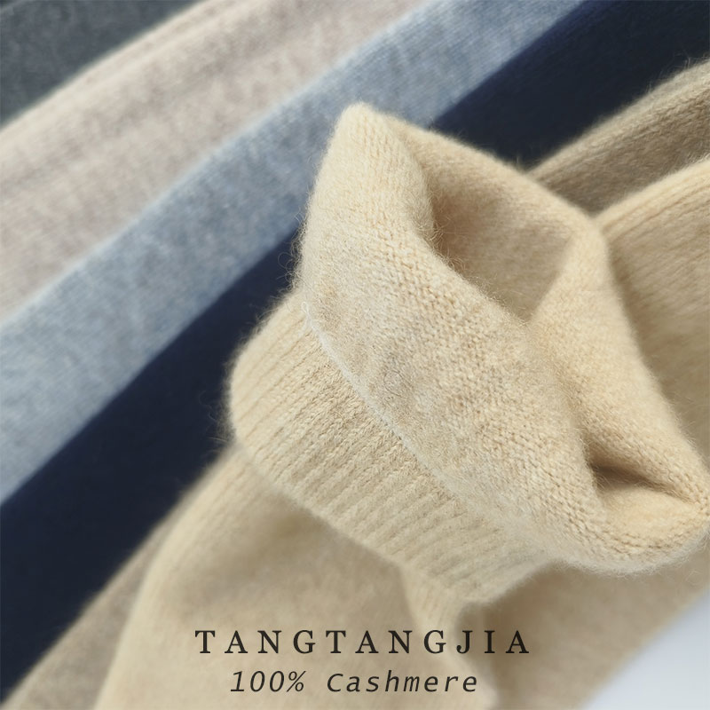 纯山羊绒长筒无底袜~内蒙古特产秋冬男女通用袖套护腿保暖无脚袜 - 图2