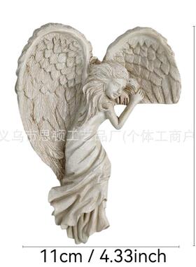 跨境天使门框装饰品摆件家居摆件门框设计艺术天使北欧风 树脂设
