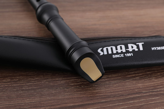 Baroque music class student recorder in soprano C